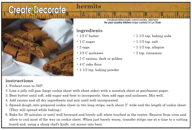 hermit recipe